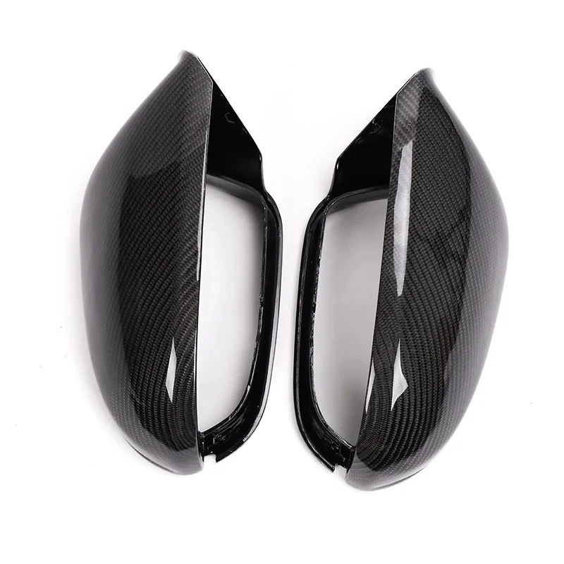 Original Carbon Fiber Side Mirror Covers for Audi A6L A6 Allroad Avant RS6 S6 C7 with Lane Assist New Condition Replacement