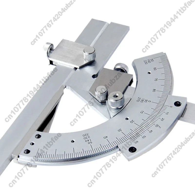 High Quality Carbon Steel Universal Bevel Protractor, 0-320 Degree Precision Angle Measuring Ruler
