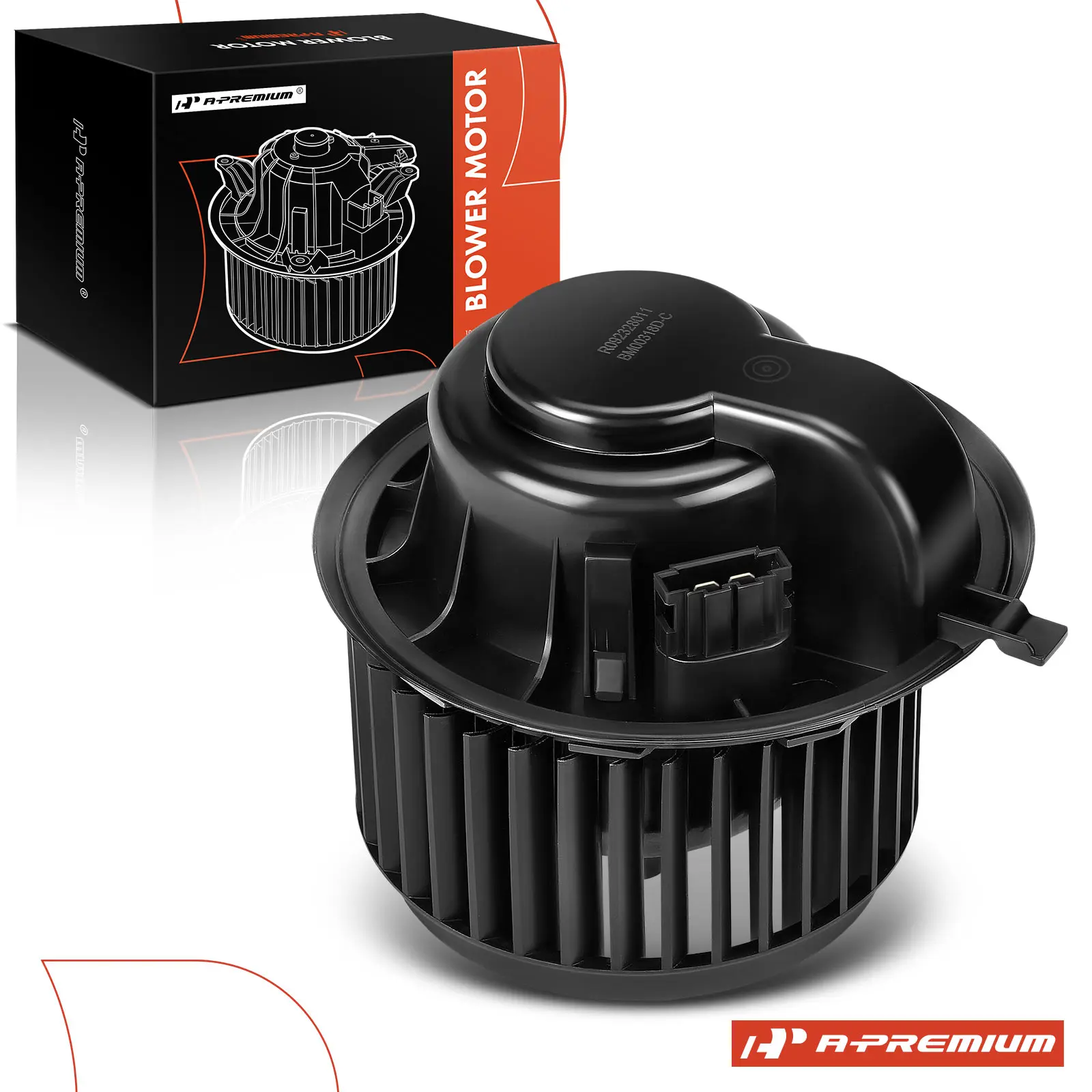 A-Premium Rear Blower Motor with Fan Cage for Audi Q7 2007-2015 Volkswagen Touareg 2004-2010
