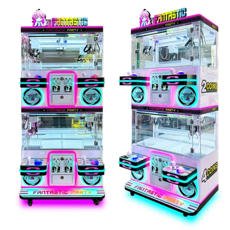 

Doll Catcher Entertainment Keychain Coin Operated Claw Machine Token Vending Machine Doll Mini Crane Machine
