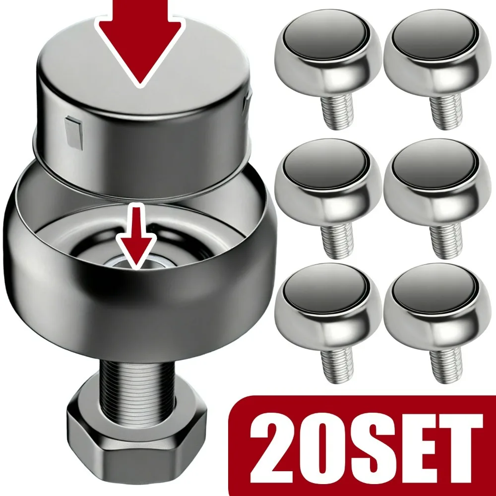 

Car License Plate Frame Screws Fastener Nuts Clips Stainless Steel Rustproof Universal Auto Exterior Accessories Fastening Set
