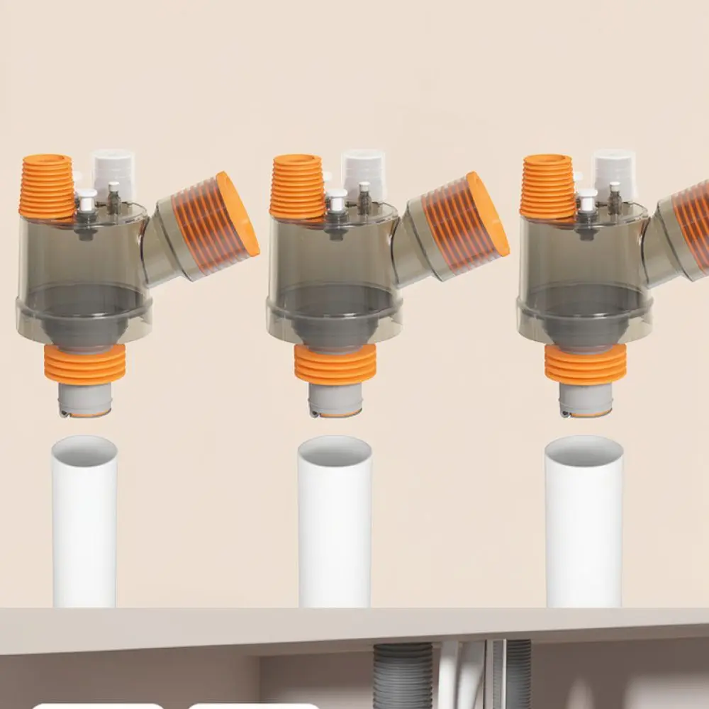 Adjustable Drain Pipe Adapter Multi Port Hose Connector For Washing Machine Dryer Anti Odor Bathroom Sewer Fitting