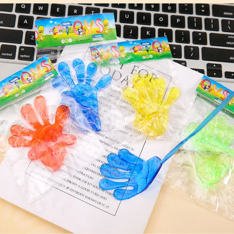 Kids Sticky Hands Palm Party Favor Toys Novelties Prizes Birthday Gift Toys for Children Slime Toys  Deformed Toy