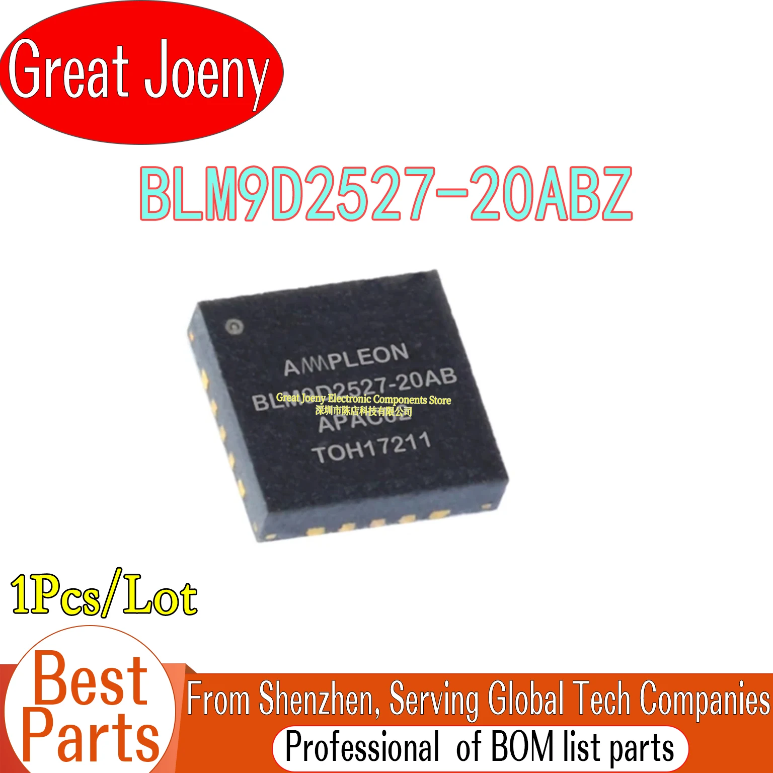 

100% New Original BLM9D2527 BLM9D2527-20AB BLM9D2527-20ABZ IC Chipset QFN-20