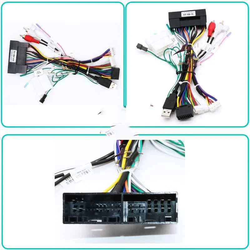 Car Radio Wiring Harness Adapter For HYUNDAI 2011-2014 SONATA Car Radio Power Cable Multimedia Car RZ-HYK14 / RZ-HYK12