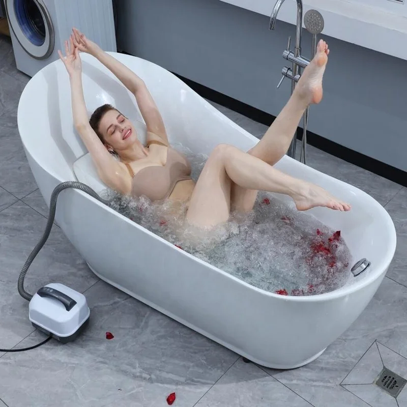 Modern Eco-friendly Chrome Finish Hotel Use Family Surfing Massage Mat Spa Spa Bathtub Bubble Bathroom