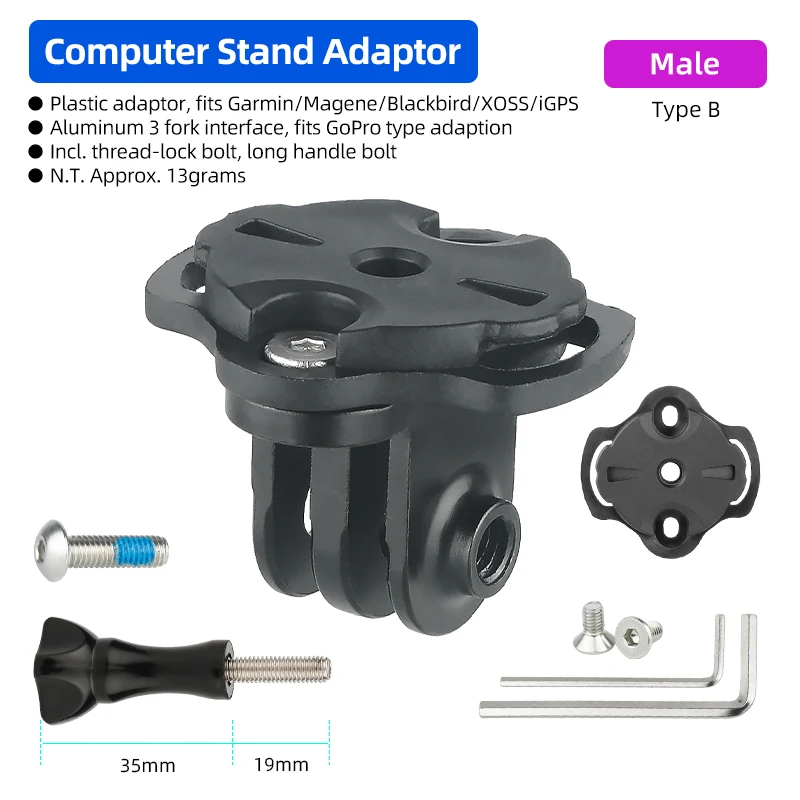 Deemount Fahrradcomputer Combo Halterung Schnelle Reparatur Zubehör für Garmin Gopro Kamera Scheinwerfer Adapter Befestigungs Basis