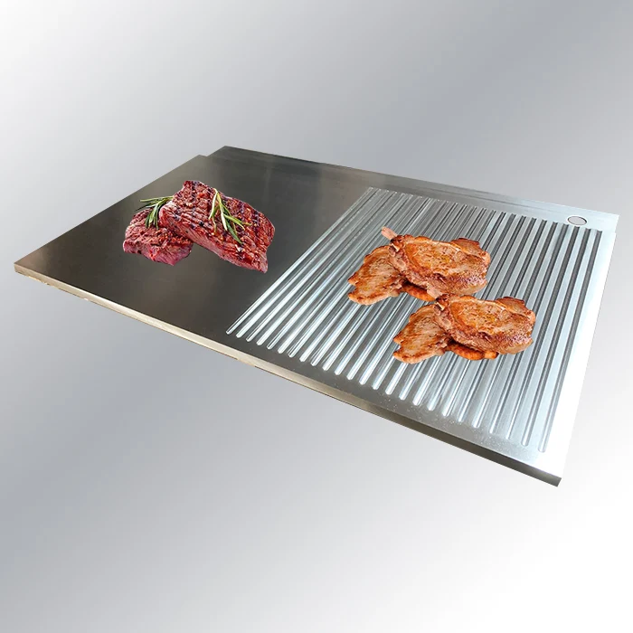 Plancha de Acero Q235 para Cocina Comercial, Plancha de Hierro para Asar Carne, Precio de Fábrica, OEM Personalizado