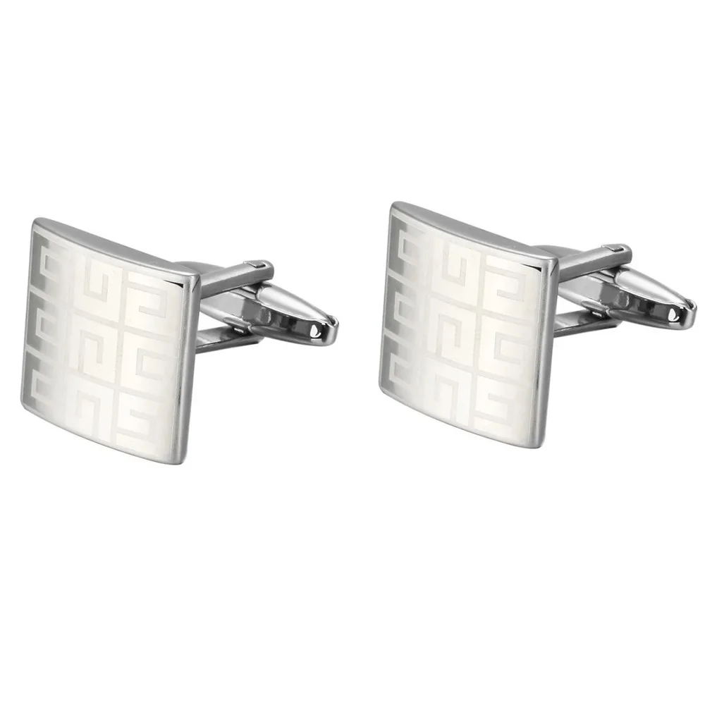 2PCSNine شبكة الليزر تصميم أزرار أكمام حار بيع الأزياء قميص كم أزرار أنيقة اكسسوارات للرجال بالجملة عبر الحدود