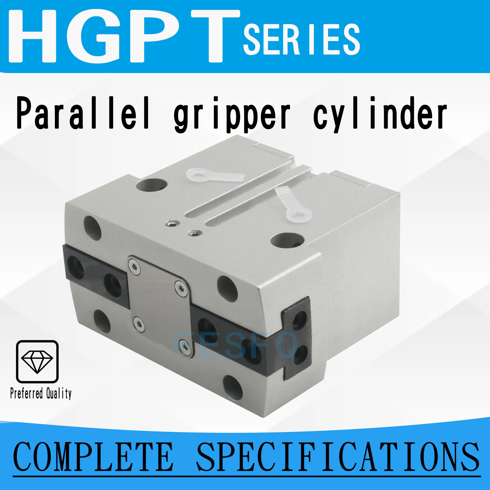 Parallel air claw cylinder festo HGPT-16-20-25-35-40-50-63-80-A-B/-A-B-F/-A-B-G1/-A-B-F-G1/-A-B-G2/-A-B-F-G2