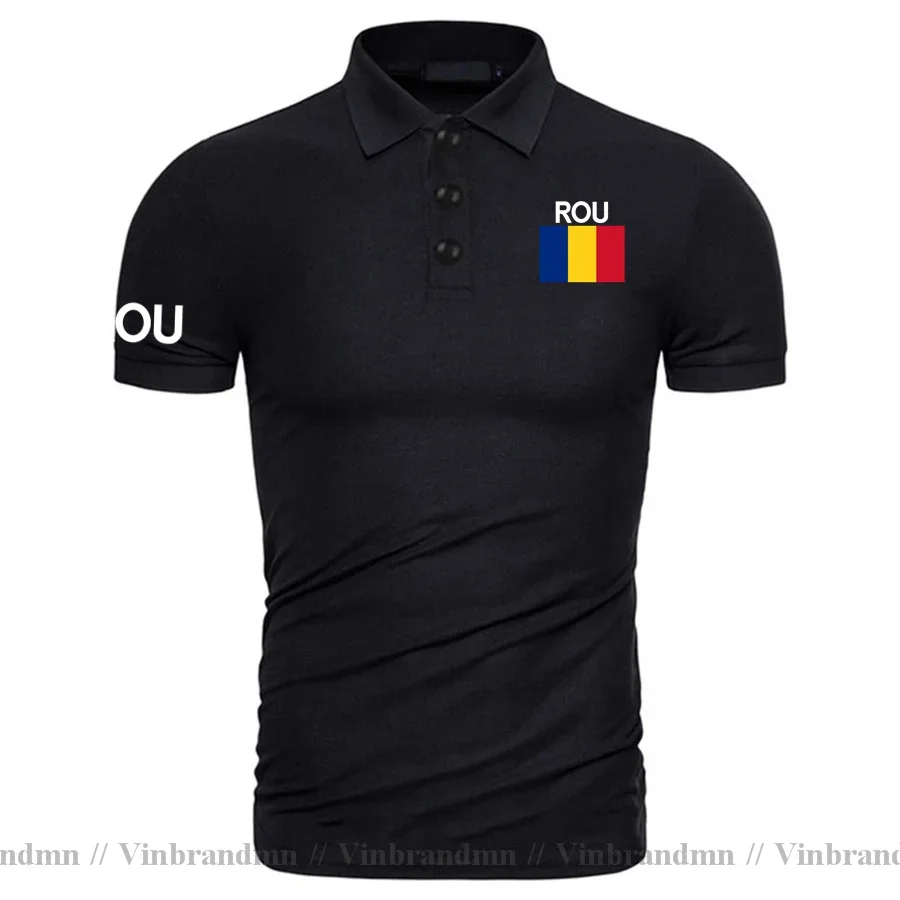 Romania Polo Shirts Romanian ROU Classic Men New Fashion Brand Shirt Country Flag Nation Team Flag Clothing Hipster Meeting Tops