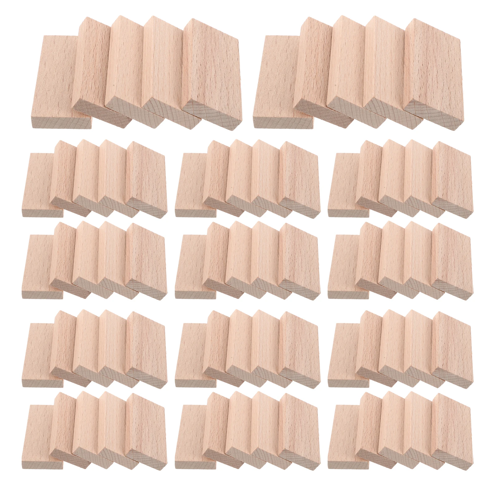 100 stuks beukenhout dominostenen set natuurlijke houten blokken stapelspel voor kinderen familiefeest klaslokaal buitenspel tafelspelletjes Montessori