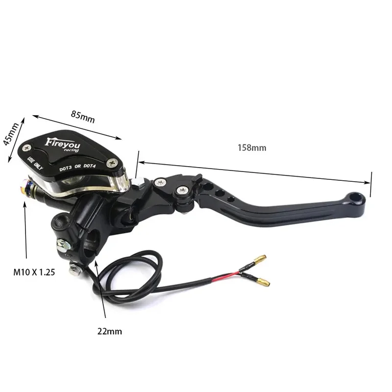 Hydraulic Brake Clutch Lever Handle Universal Motorcycle Parts CNC Master Cylinder Brake Pump for Yamaha Kawasaki Racing Items