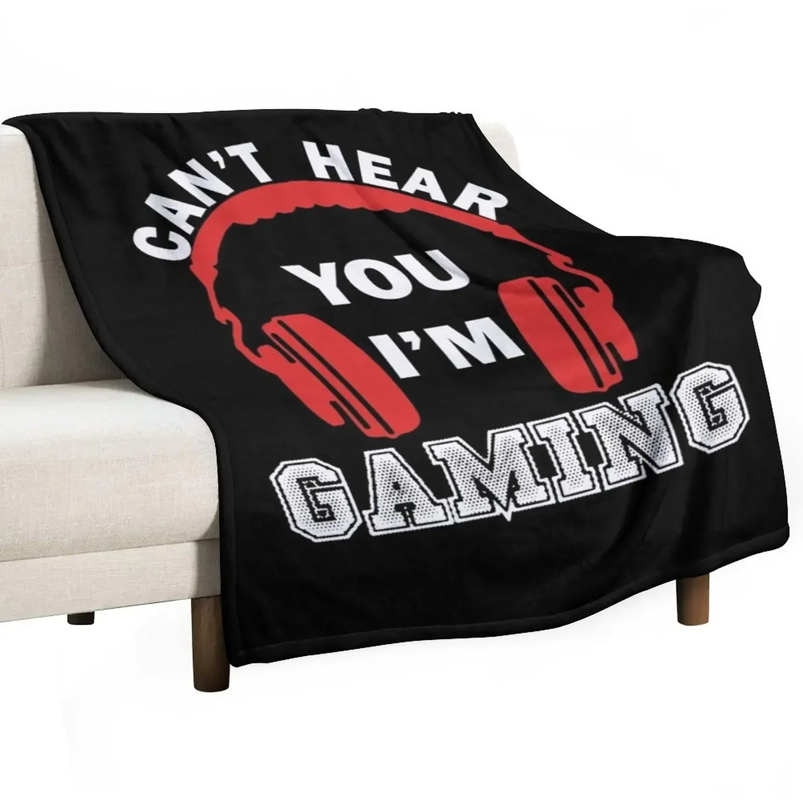 Video Gaming Gift Gamer Headset Design Throw Blanket heavy to sleep Bed Flannels Tourist Blankets