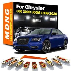 MDNG For Chrysler 300 300C 300M 1998-2016 2017 2018 2019 2020 Vehicle Lamp LED Interior Dome Map Light Kit Car Led Bulbs Canbus