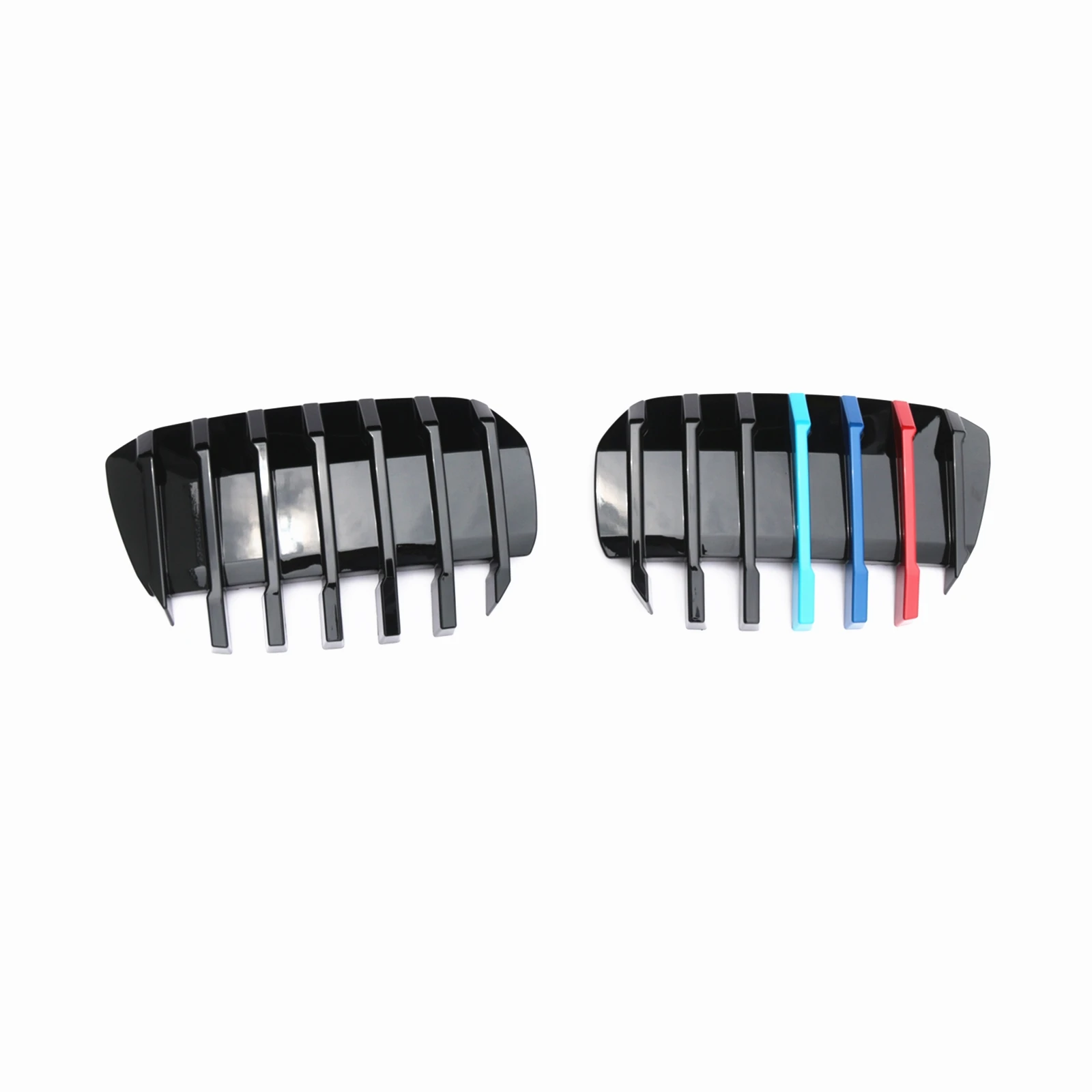 2pcs Racing Grills For  IX3 2022 Front Kidney Grille Multicolor Style Car Upper Bumper Hood Mesh Radiator Air Vent Cover Grid