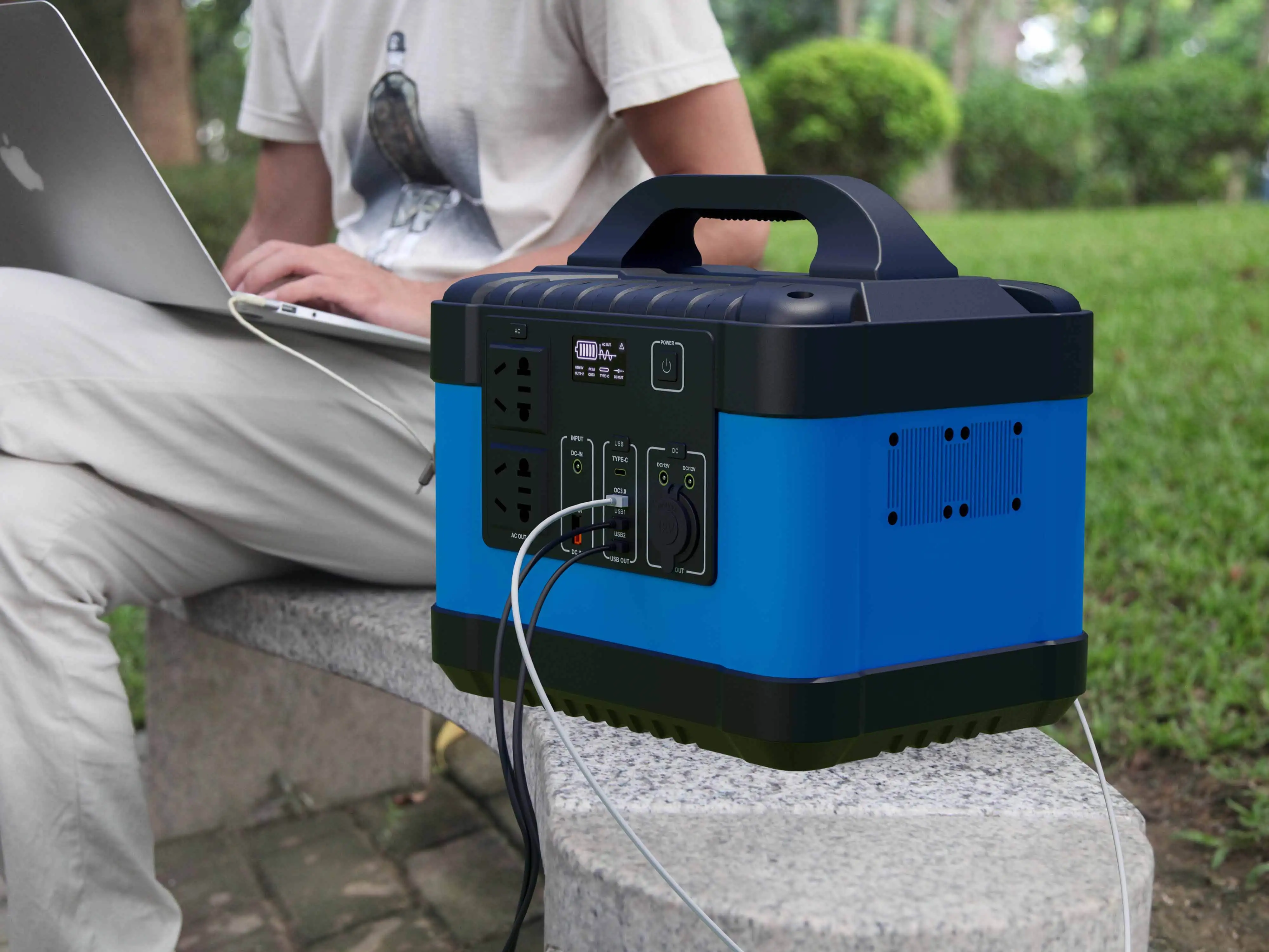 Hot Selling Emergency Portable Power Station 110V 220V Eco Flow Power Bank Station For Mobile Outdoor Camping