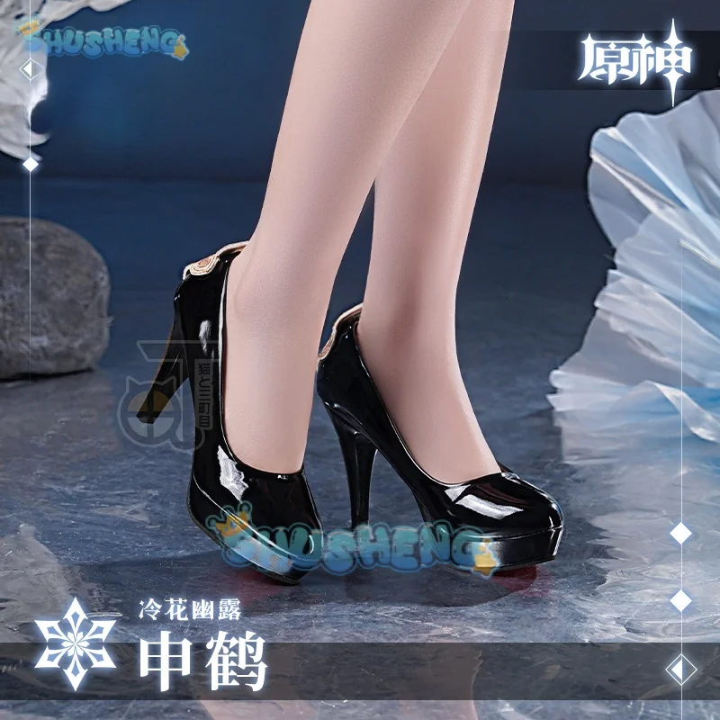 

Genshin Impact cos shenhe cosplay Anime game character shoes