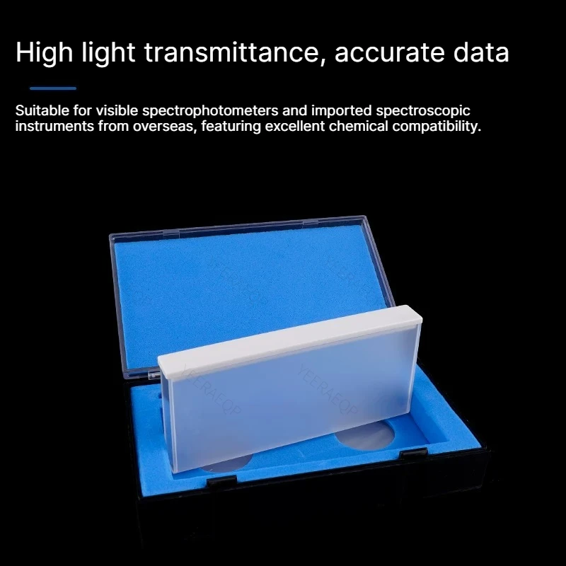 Quartz Sample Cell Light Path 10-100mm Spectrometer Liquid Testing Cuvette 3.5ml~35ml Molten Welding Craft Pack of 2/pk