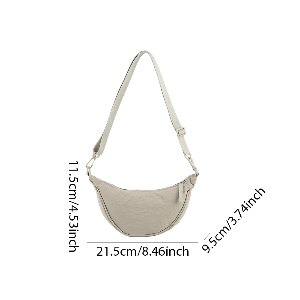 حقيبة كتف عصرية بحزام كتف قابل للفصل وحقيبة زلابية صغيرة وحقيبة كروس للنساء للاستخدام اليومي والسفر