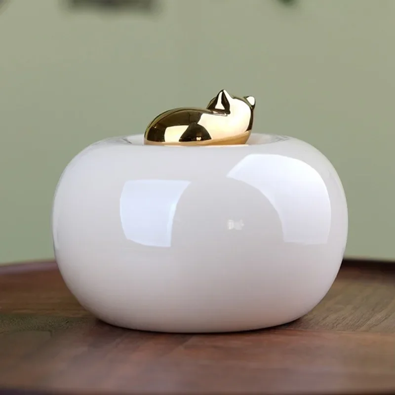 Urns for Pet Ashes Dog Accessories Ceramic Sealed Container Portable Cats Dogs Urn Moisture-proof Pet Memorials and Gifts