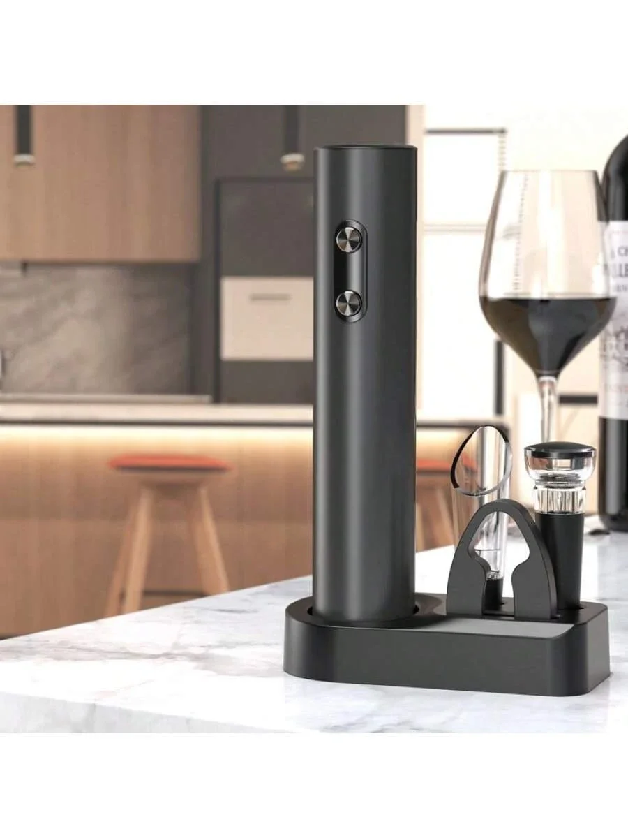 파티 및 와인 애호가에게 완벽한 병따개 - 주방 액세서리 선물, 와인 개봉용, 보관 용이, 배터리-오페라