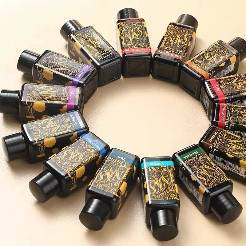 Britische Original Diamine 30ml Farbtinte Mehrere Farbtöne Kunstmalerei-Tinte für Füllfederhalter Dip-Pen Schreiben Zeichnen Schreibwaren – Detail 6