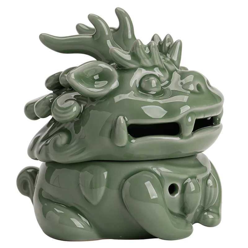 Nafulong celadon ceramic plate incense burner