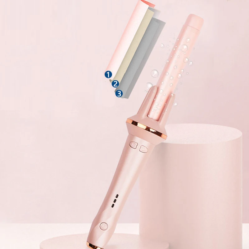 Portable electric Curling Iron 360 Tourmaline Ceramic automatic rotating curling iron professional styling tool