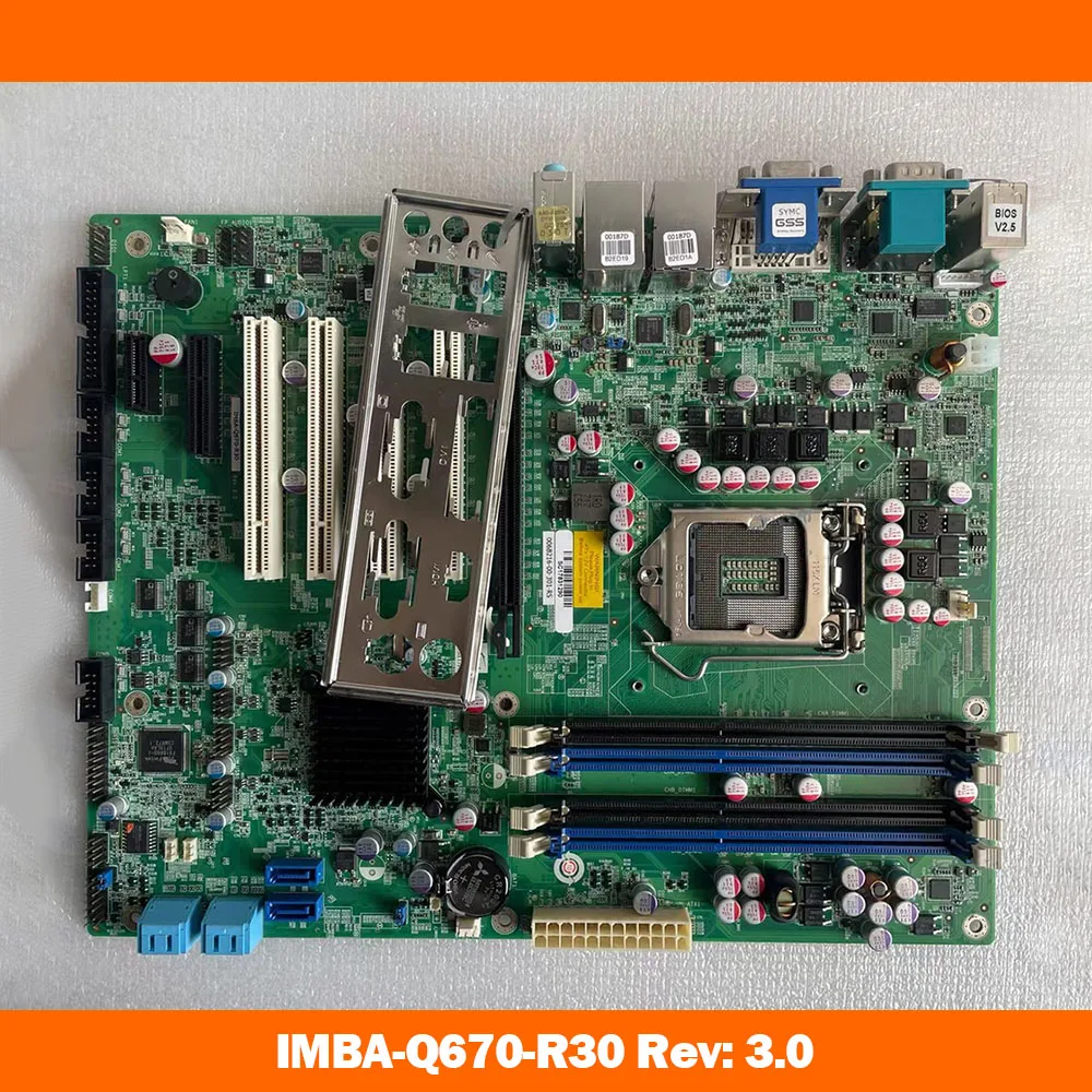 IMBA-Q670-R30 Rev: 3.0 Dual Ethernet Port Industrial Control Board