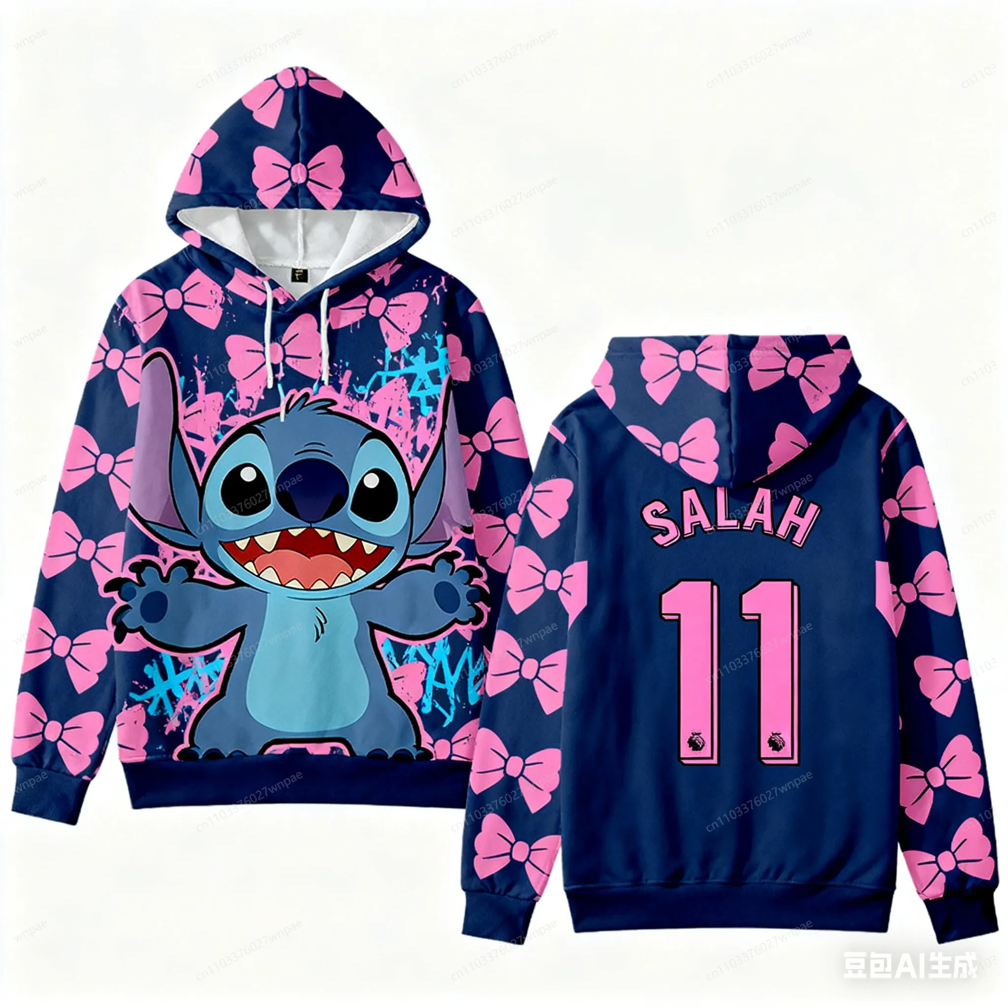 سترة جيرسي بغطاء للرأس بطباعة ثلاثية الأبعاد من AI-Creative Stitch: أنيقة ومريحة رياضية كاجوال كلاسيكية، ضرب عالمي لطيف وأجنبي، جاهز للجنسين للبالغين والأطفال