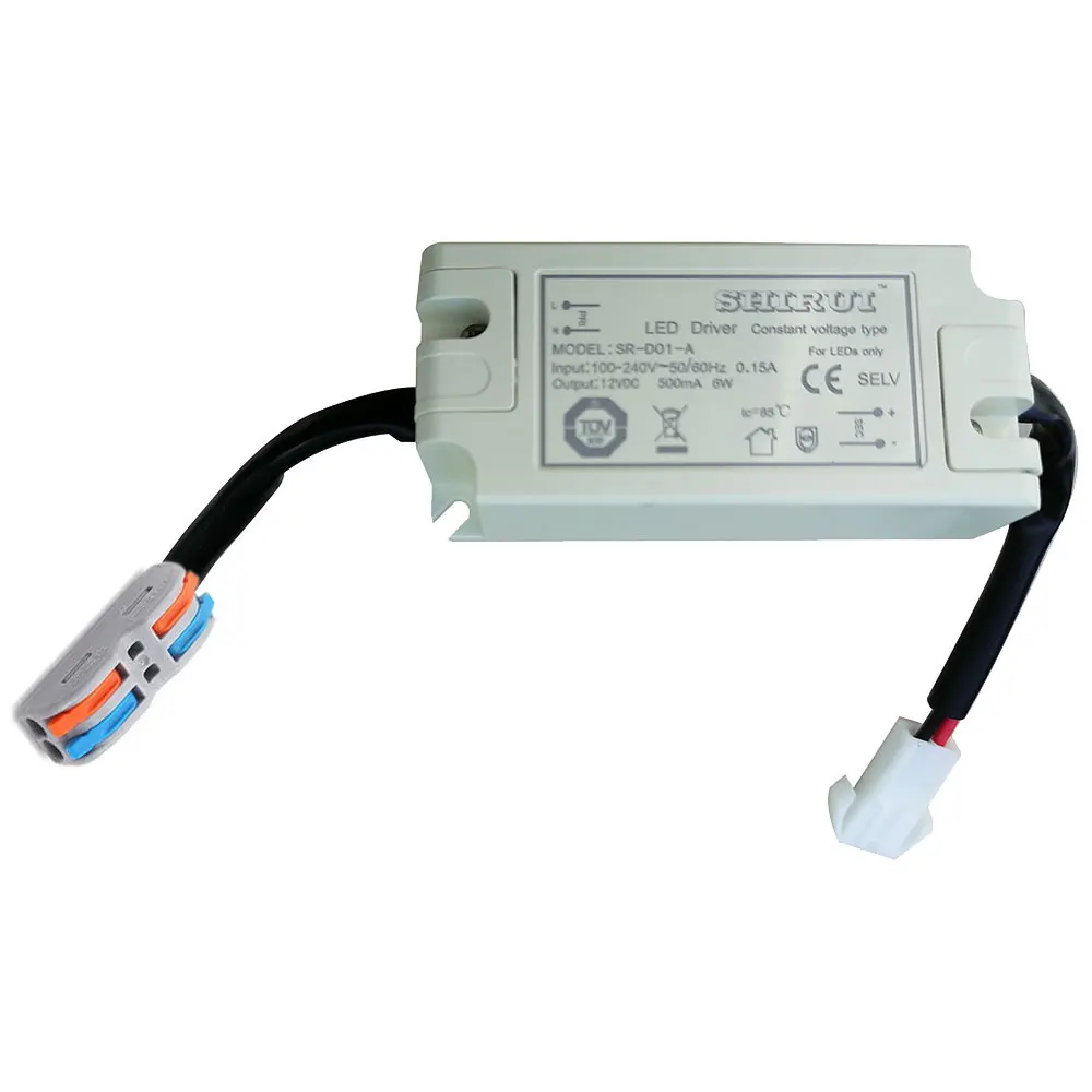 

Cooker Hood Light Driver Output 12V DC Voltage Converter Input 100-240V AC Cabinet Cupboard Light Driver Voltage Transformer