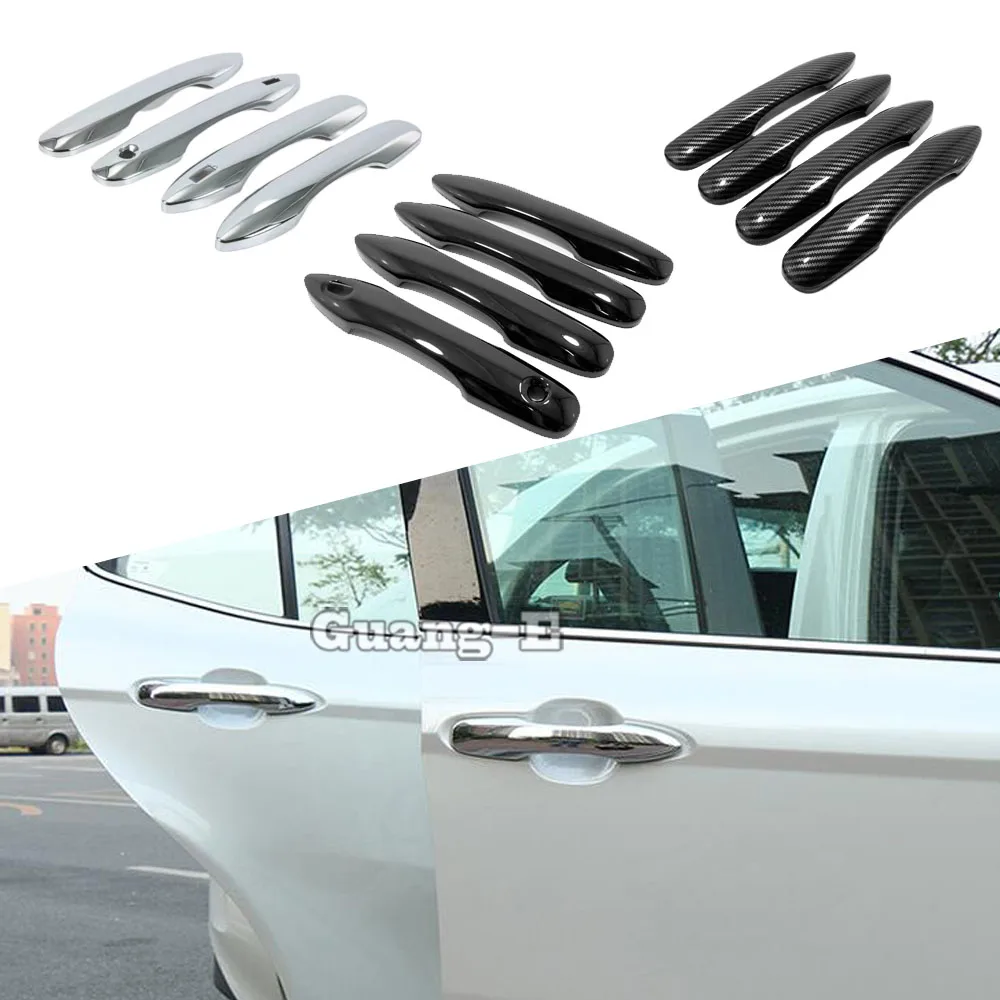 Para Toyota Prius 2019 2020 2021 2022 2023 cubierta embellecedora ABS manija de puerta puerta exterior cuenco reposabrazos palos de pasamanos Panel de marco de lámpara