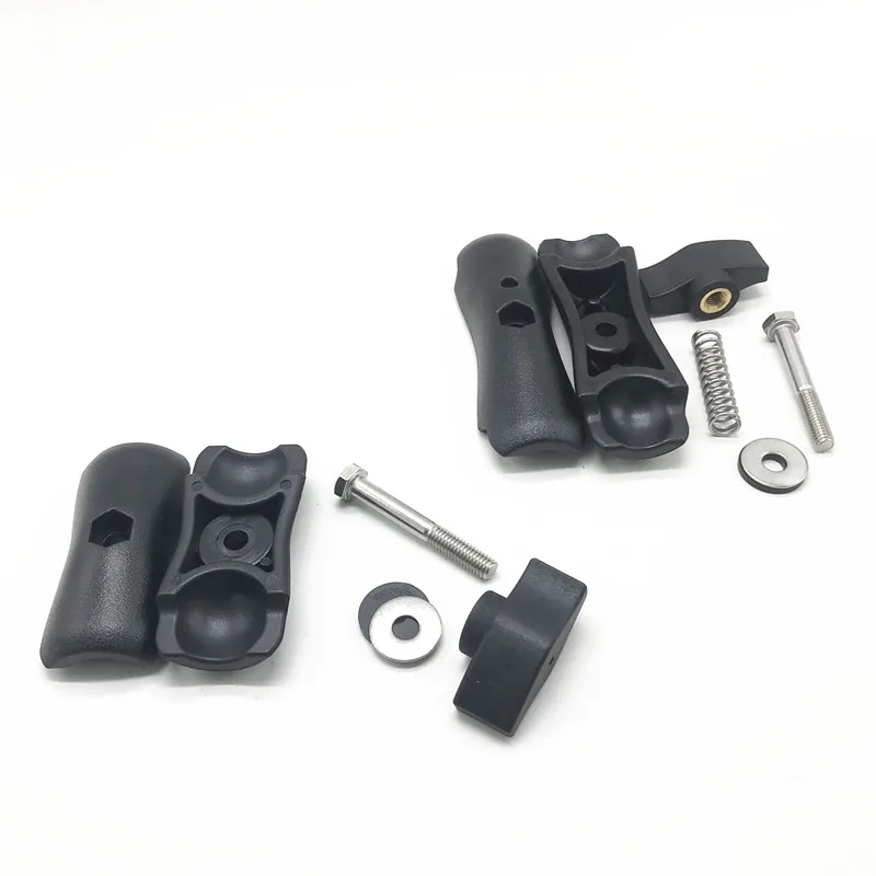 65Mm Hoặc 95Mm Ngắn Dài Ổ Cắm Đôi Cánh Tay Cho 1 Inch Bóng Các Căn Cứ Cho Camera Gopro Xe Đạp Xe Máy giá Đỡ Điện Thoại Cho Ram Núi