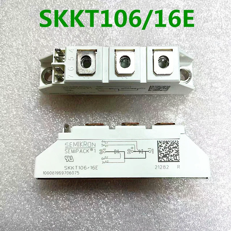 SKKT106/16E MODULE 106A 1600V IGBT 1.6KV SKKT 106/16 E Thyristor Diode Modules SKKT106-16E SKKT 106 / 16E 10616