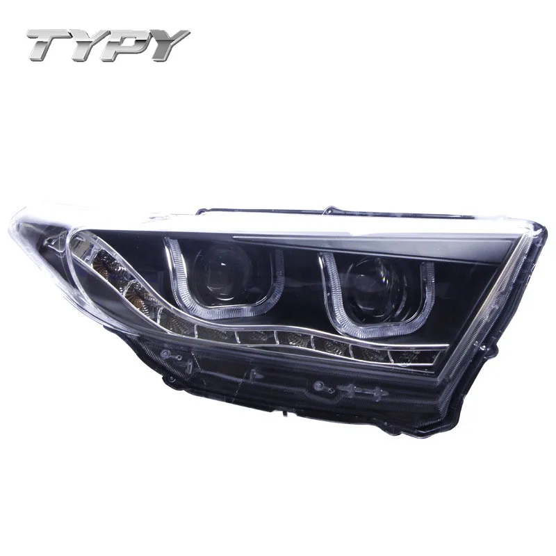 

Car Headlamp Headlights Modified LED Head Lamp Head Light LED DRL Daytime Running Lights For Toyota New Highlander 2012-2014