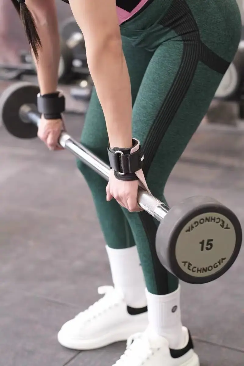 Borrego Weight Lifting Wrist Support Gym Grip Straps Leather Palm Protection Pull Up Deadlift Pull Back Bench Press Men Women