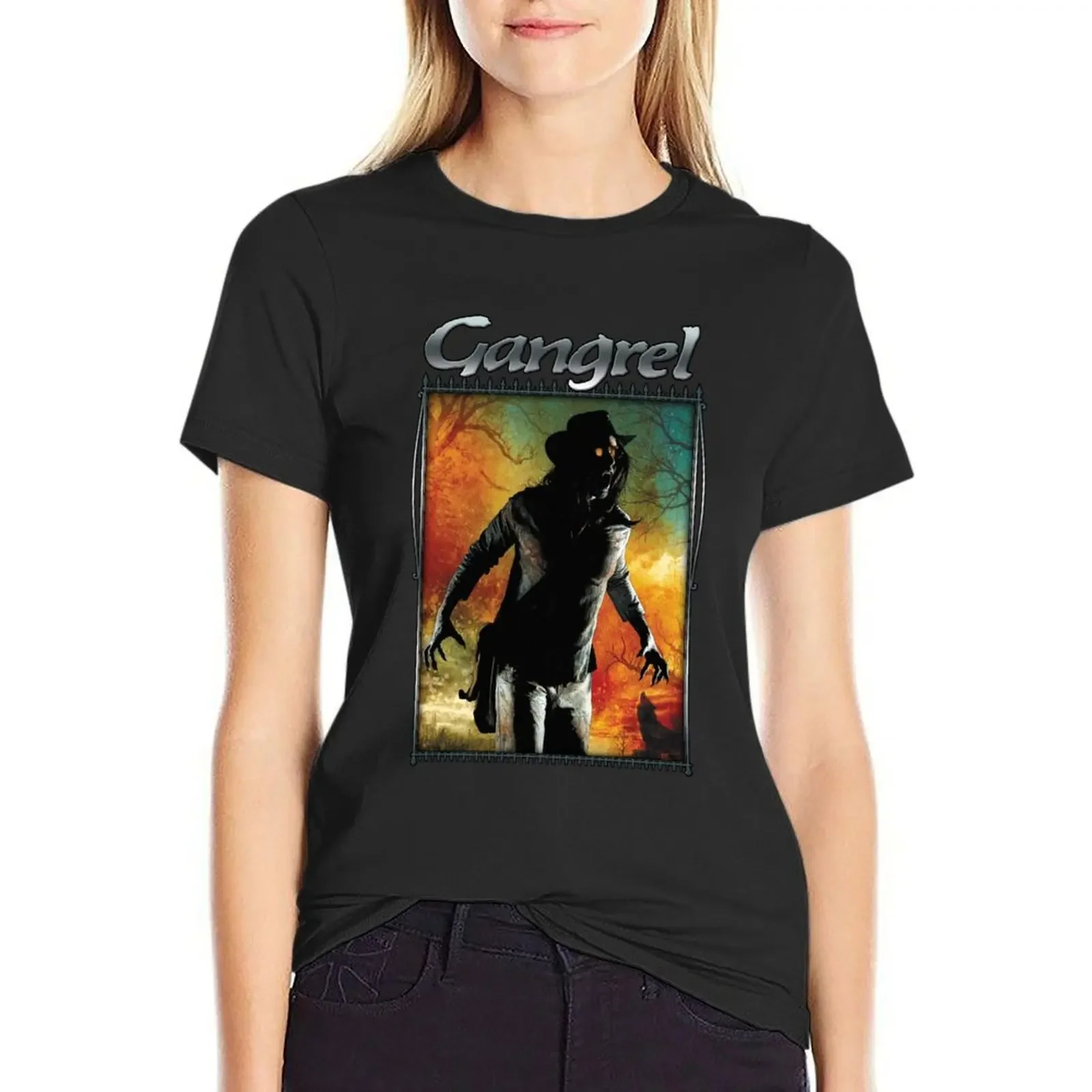 

Masquerade Clan: Gangrel V20 T-Shirt Aesthetic clothing funny summer tops kawaii clothes tshirts for Women
