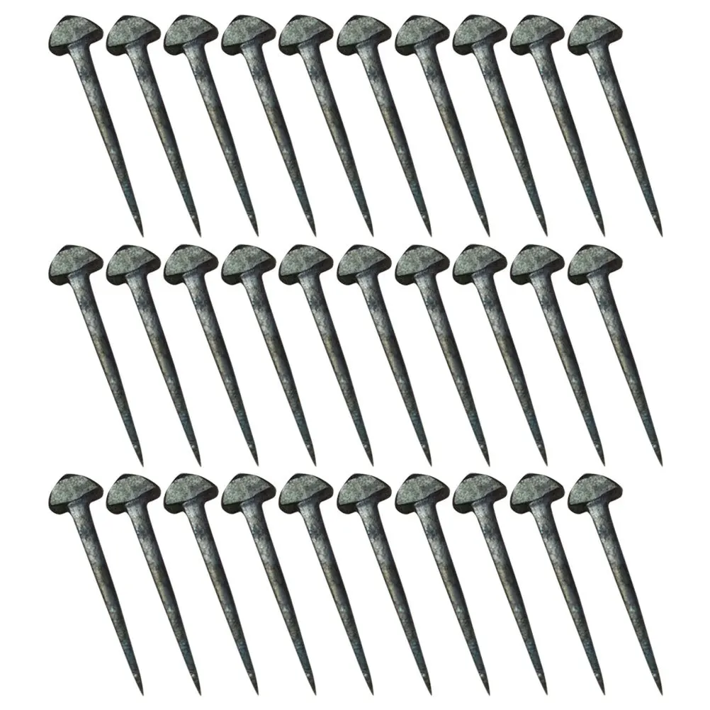 50 قطعة مسامير حدوة الحصان الحديد تصنيع دقيق سهلة الاستخدام أداة تثبيت حدوة الحصان المحمولة معدات الحصان مسامير حذاء الحصان #3