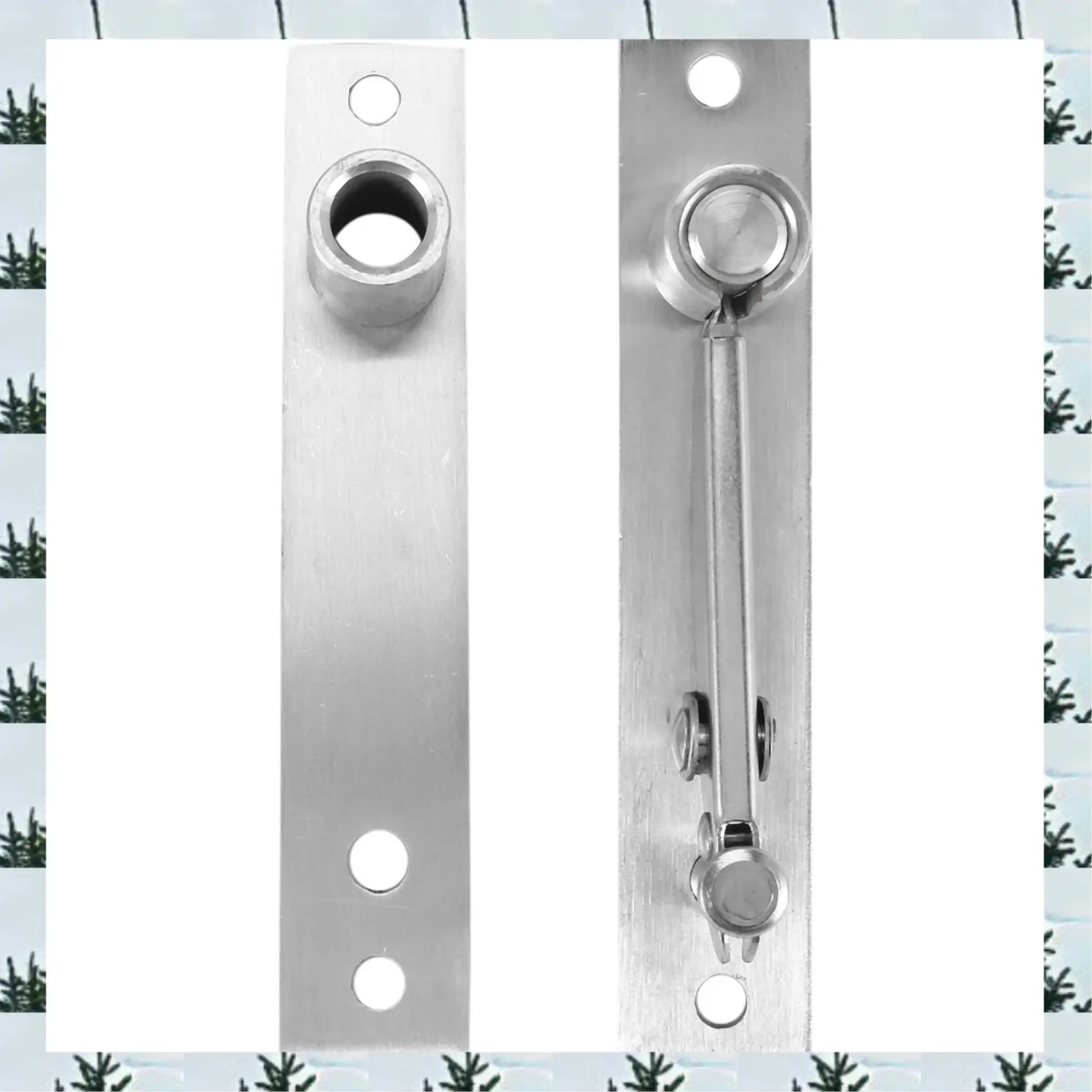 

ABLG Stainless Steel Pivot Door Hinge Heavy Duty Pivot Hinge For Wood Doors 360 Degree Shaft Stainless Steel Murphy Door Pivot H