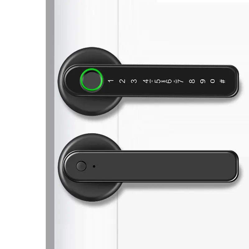 

Высококачественный TTLock граффити с замком отпечатков пальцев, замок с отпечатком пальца для деревянной двери, замок с отпечатком пальца, офисная бытовая ручка с шариковым замком, умная ручка
