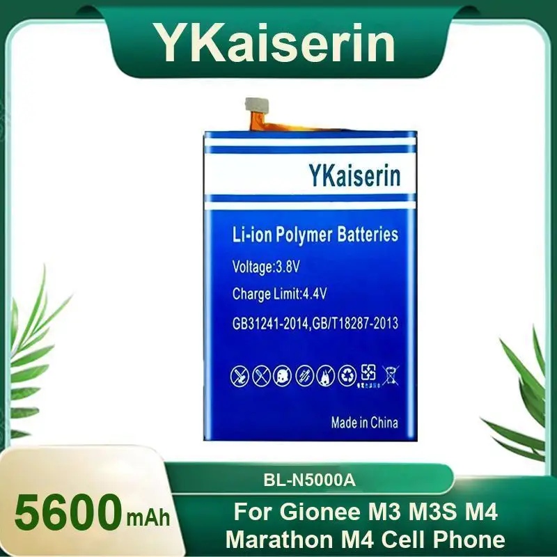 

Mobile Phone Battery 5600Mah Hardwearing High-Capacity BL-N5000A For Gionee M3 M3S M4 Marathon Cell