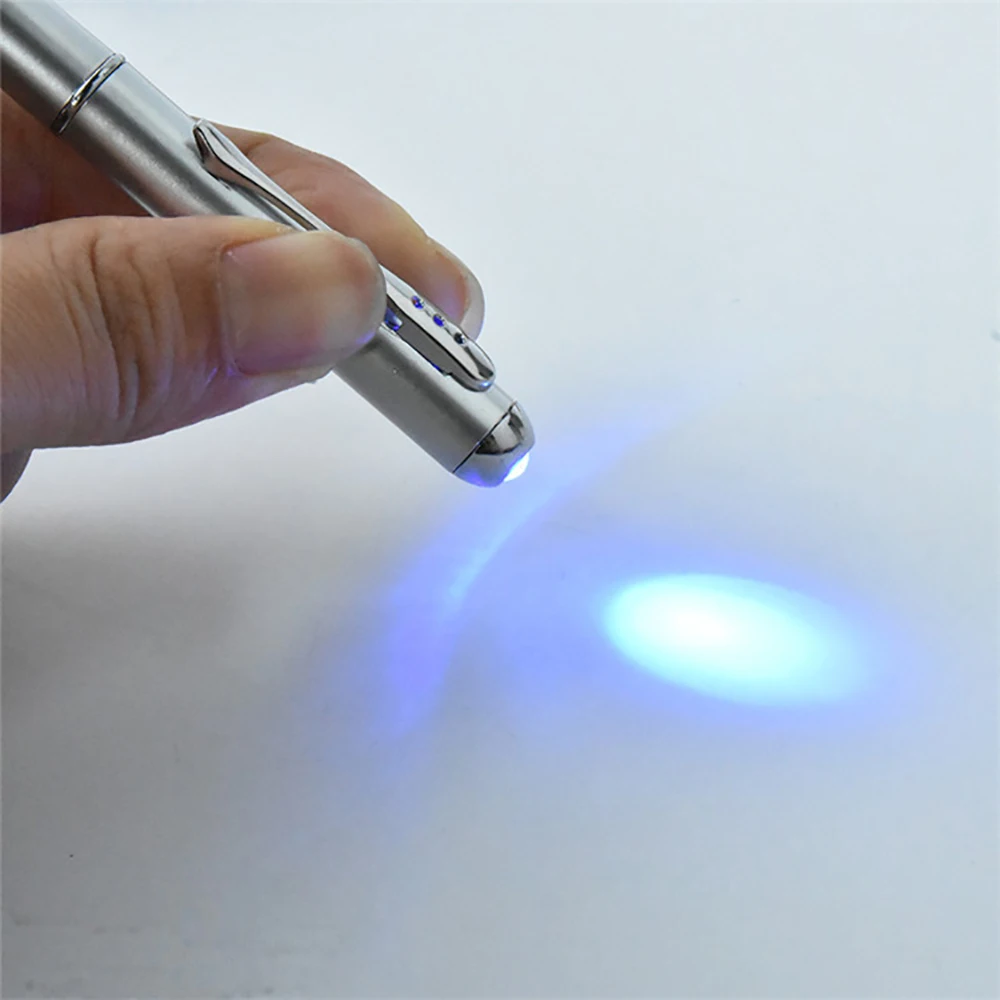 Ballpoint Writing Supplies Invisible Ink Pen With UV Light Novelty Ballpoint Pens Office School Supplies Gift Mini Ballpoint Pen