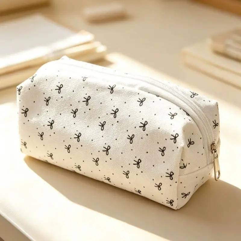 Estuche Para BolíGrafos Y LáPices, Con Gran Capacidad, DiseñO Adorable, Cajas PortáTiles, Organizador De Neceseres Para Maquillaje, Ideal Para La Escuela, El Hogar Y Los Viajes.-image