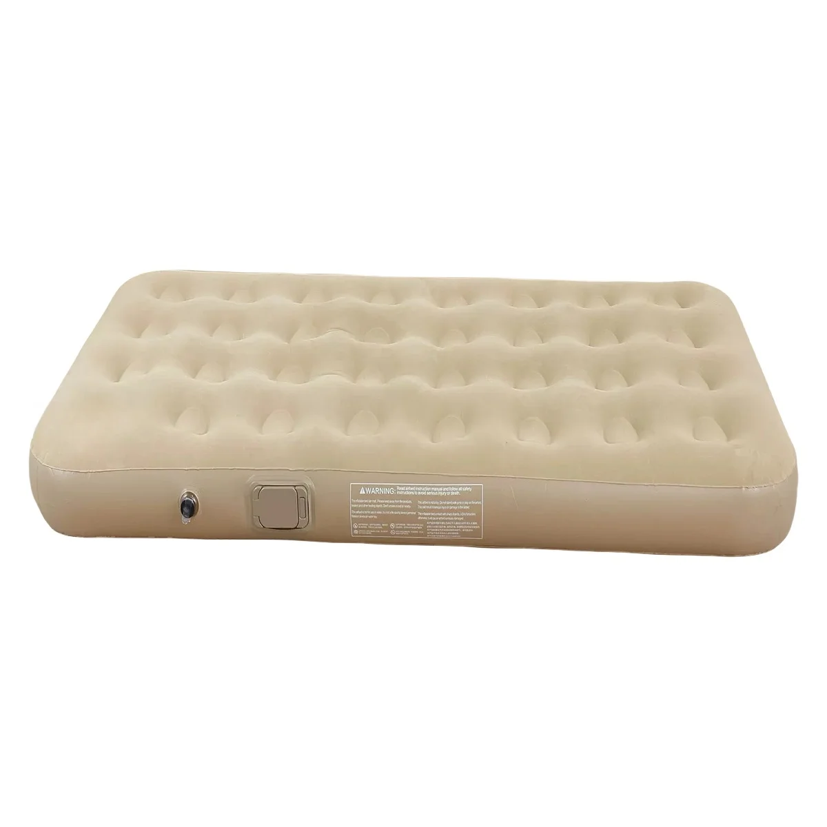 

Full Size Flocked Inflatable Mattress Wholesale Foldable Camping Portable Bed