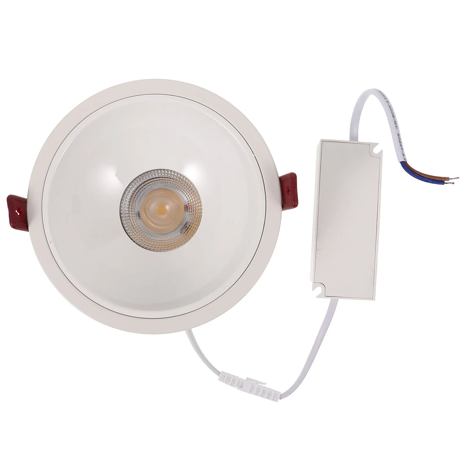Aluminum Alloy Recessed Downlight Round Slim Ceiling Light for Living Room Bedroom Kitchen Commercial Space Modern Decorative