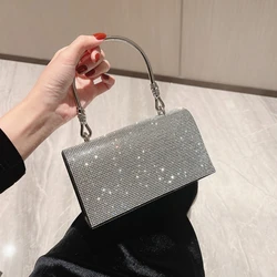 Shiny Wedding Clutch borsetta per le donne ragazze Glitter KTV borsa a tracolla borse da sposa borsa da sera tutto abbinato