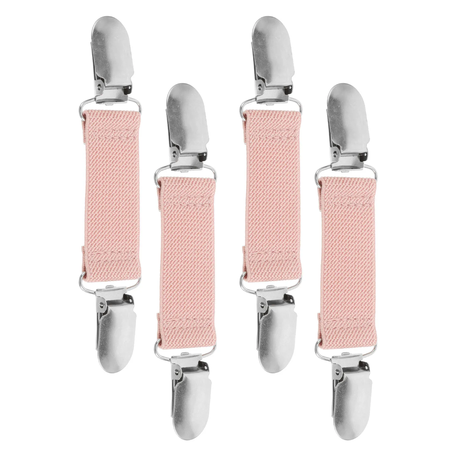 

4Pcs Elastic Pants Clips Unisex Cycling Trouser Leg Fastener Windproof Waterproof Outdoor Sports Hiking Biking Running