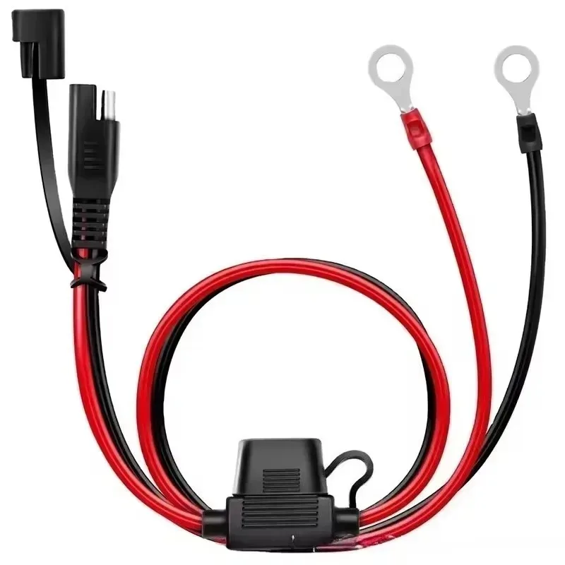 

12V Charger Cable for Motorcycle SAE Quick Extension Cord Cable To Battery Terminal Connector for Battery Charger/Maintainer