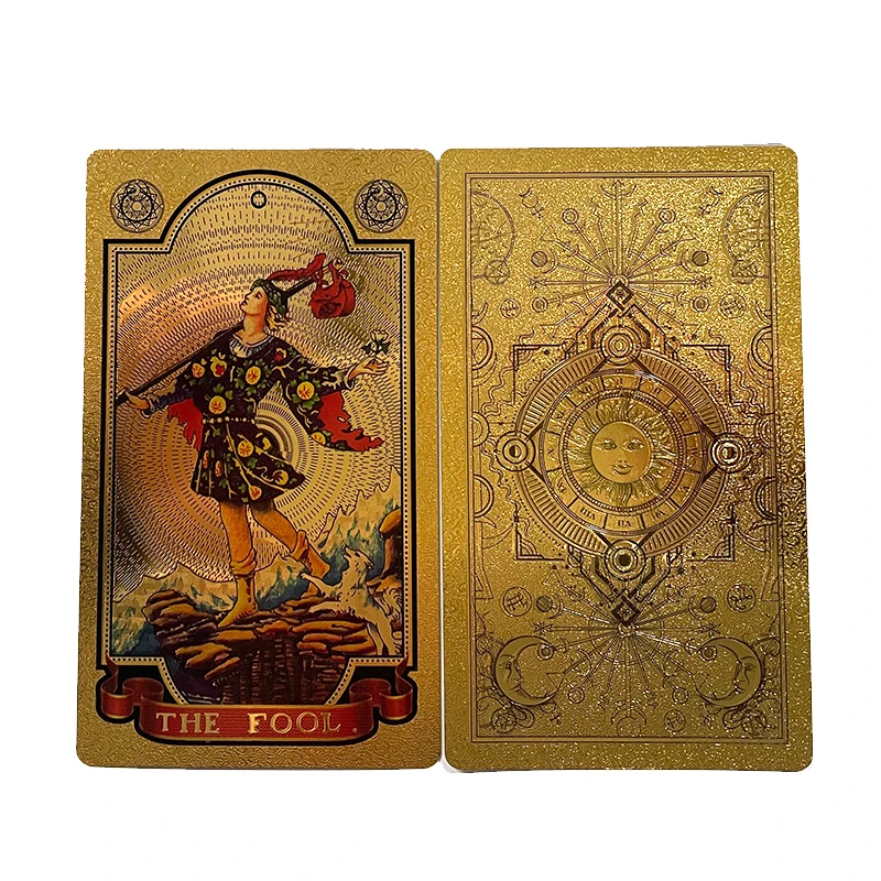 Oraculos in Spanish Portuguese Tarot Cards Tarot In Spanish with Instruction Book Tarot Decks Board Game in Spanish Gold Tarot